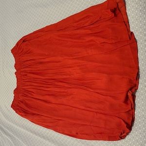 Gap red/orange skirt